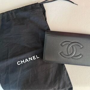 CHANEL Long Wallet AUTHENTIC